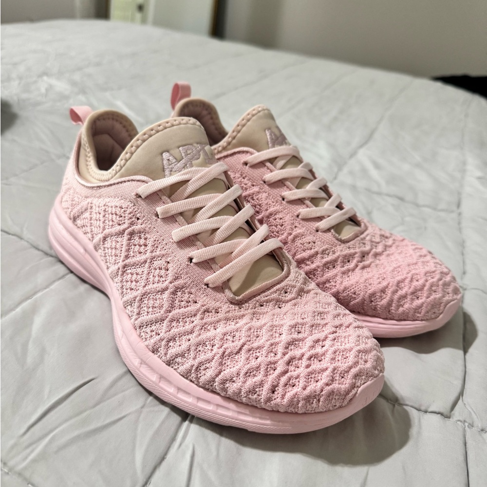 APL Pink Textured Sneakers